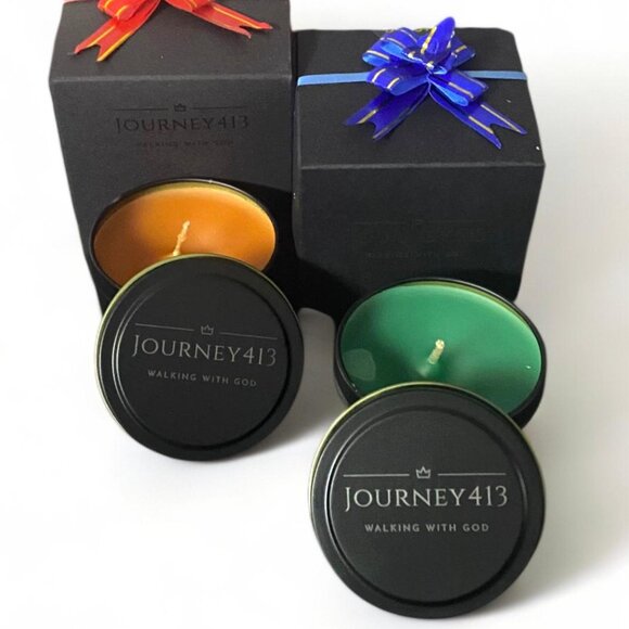 NEW! JOURNEY413 SCENTED SM CANDLE -BATTLE OF LUX EDITION- SEALED 1 (PC) - Picture 1 of 7